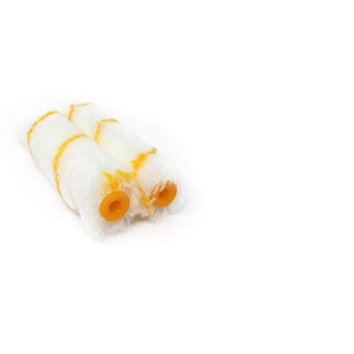 Grip Tight Tools MRA6 Paint Roller Cover Refill, 6" Fabric Roller 1/2" Nap, 2-Pack