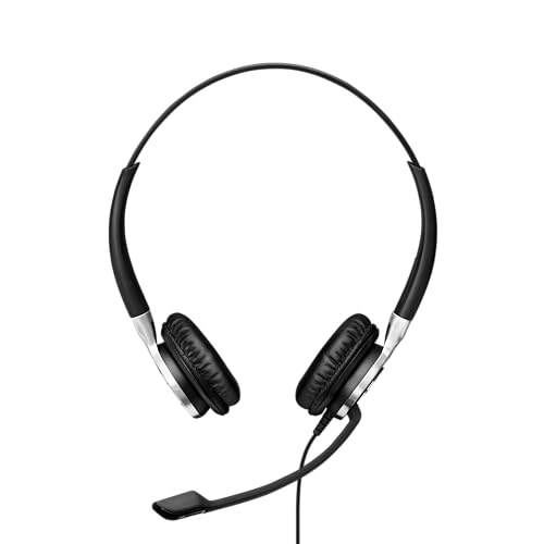 Sennheiser Consumer Audio SC 660 USB ML (504553) - Double-Sided Business Headset | For Skype for Business | with HD Sound, Ultra Noise-Cancelling Microphone, & USB Connector (Black)