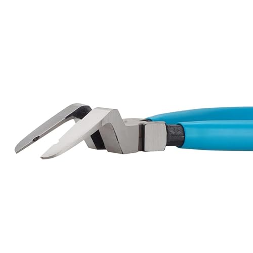 Diagonal Cutting Pliers Wire Flush Cutters Car Push Retainer Rivet Trim Clip Pry Puller Clips Panel Assortments Puller Auto Body Tools (Light Blue)