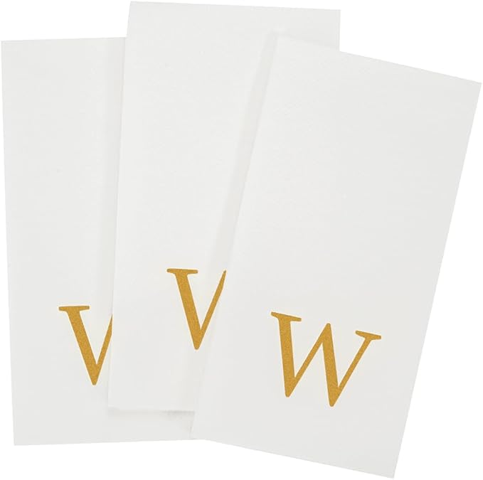 Luxenap 15.8 X 7.9 Inch Linen-Feel Guest Towels, 2000 Lettered Hand Towels