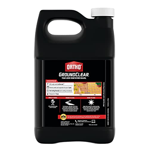 Ortho GroundClear Year Long Vegetation Killer1 Concentrate, Kills Weeds and Grasses, Prevents Unwanted Weeds and Grasses for up to 1 Year, 1 gal.