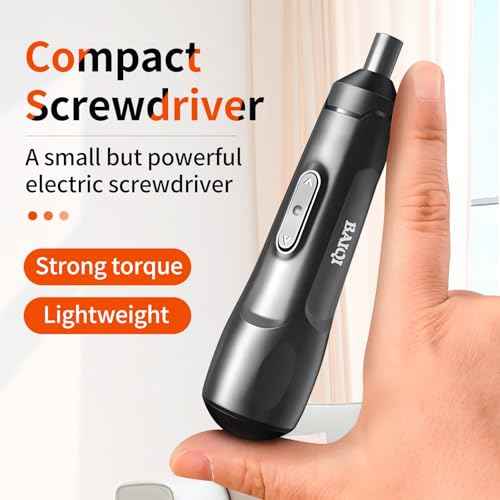 Mini Electric Screwdriver Set,3.7V 800 MAH USB-C Rechargeable Cordless Rotary Tool With 20 pcs Bits Set For Install or Repair