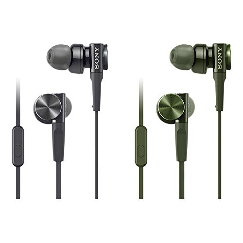 SONY Sealed Type Inner Ear Receiver MDR-XB75AP B (Black)【Japan Domestic Genuine Products】