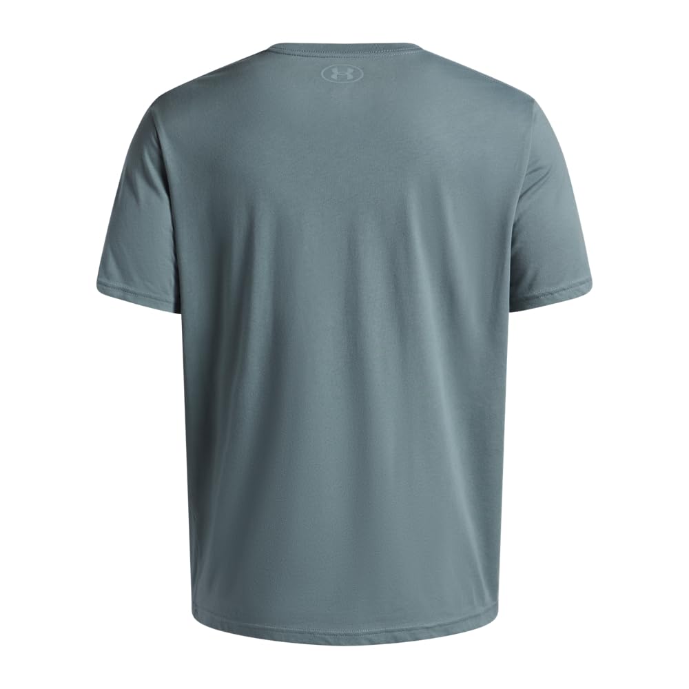Under Armour Men's Sportstyle Left Chest Short-Sleeve T-Shirt, (587) Jasper Blue / / Serpentine, 5X-Large