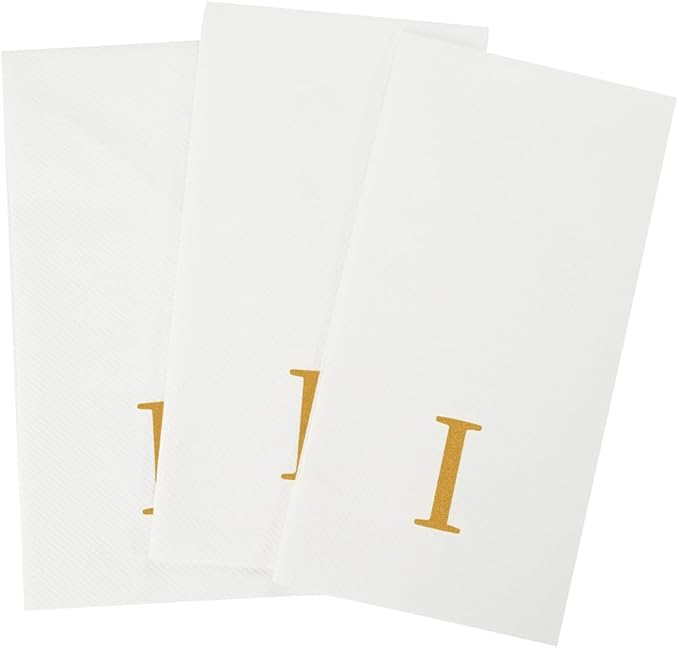 Luxenap 15.8 X 7.9 Inch Linen-Feel Guest Towels, 2000 Lettered Hand Towels