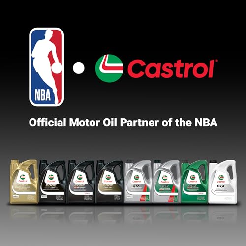 Castrol EDGE 5W-30 Advanced Full Synthetic Motor Oil, 1 Quart, Pack of 6