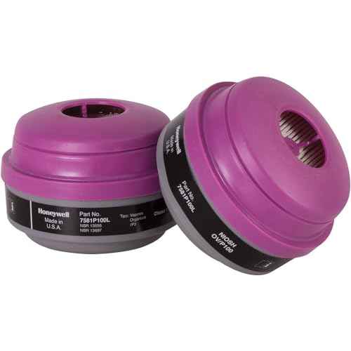 North Organic Vapor P100 Respirator Cartridge (2/pk), (7581P100L)