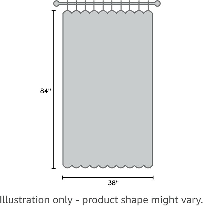 Tollpiz Linen Curtain Bedroom Rod Pocket Semi Sheer Curtains Burlap Light Filtering Thick Linen Drape for Living Room, 38 x 84 inches Long, Natural, Set of 2 Panels