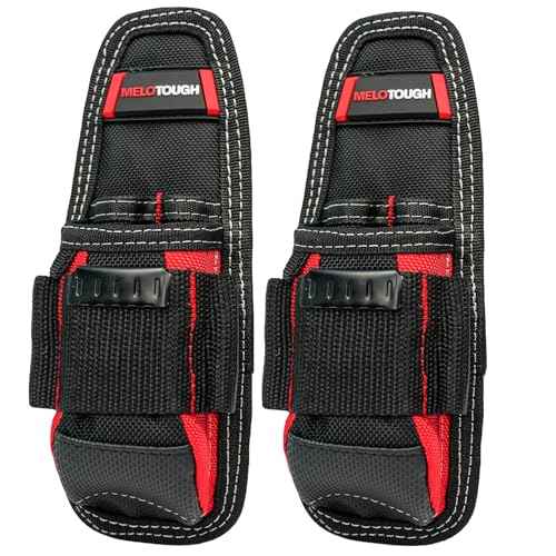 MELOTOUGH Small Tool Pouch Electrican Clip on Tool Pouch,Tool Belt Pouch with Belt Holster Mini Electrican Tool Holder with Sanp Clip
