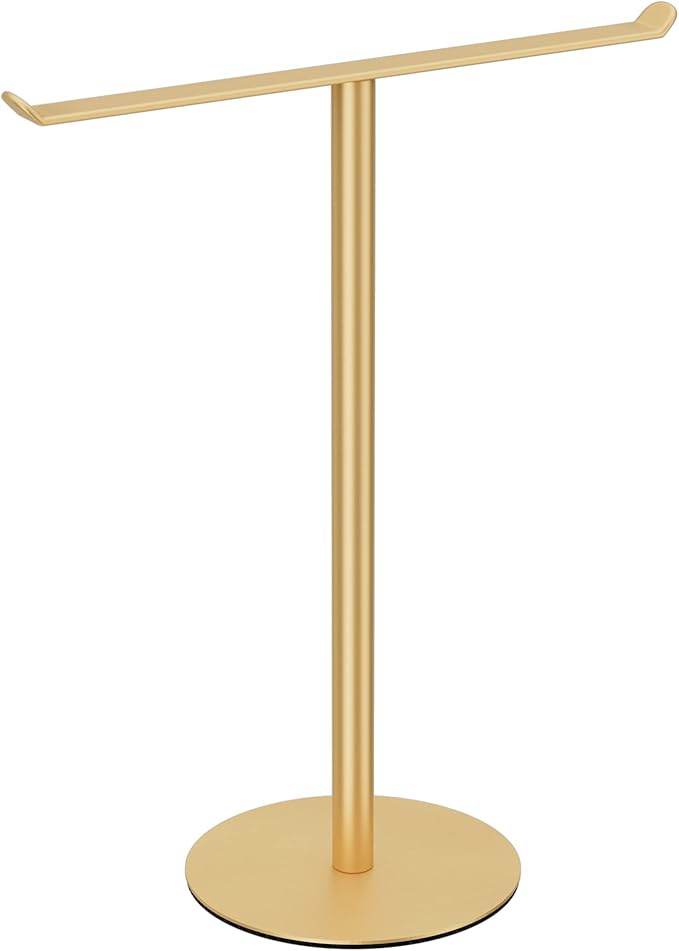 Gold Hand Towel Stand, T-Shape Hand Towel Holder