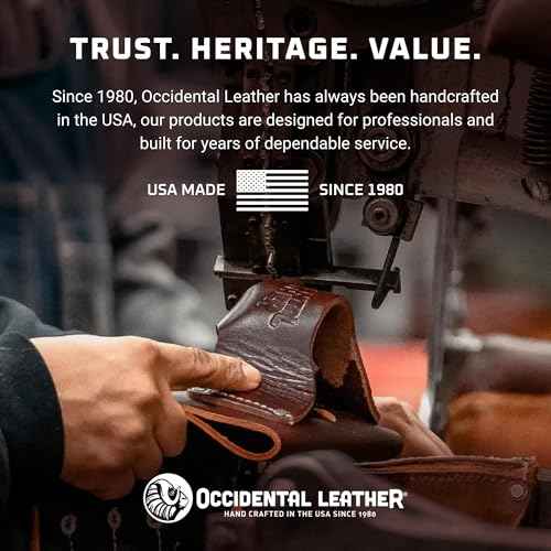 Occidental Leather Shear Holster - Universal Fit - Compact & Lightweight - Fits Up to a 3" Belt - Secure Tool Access - Durable - Made in USA