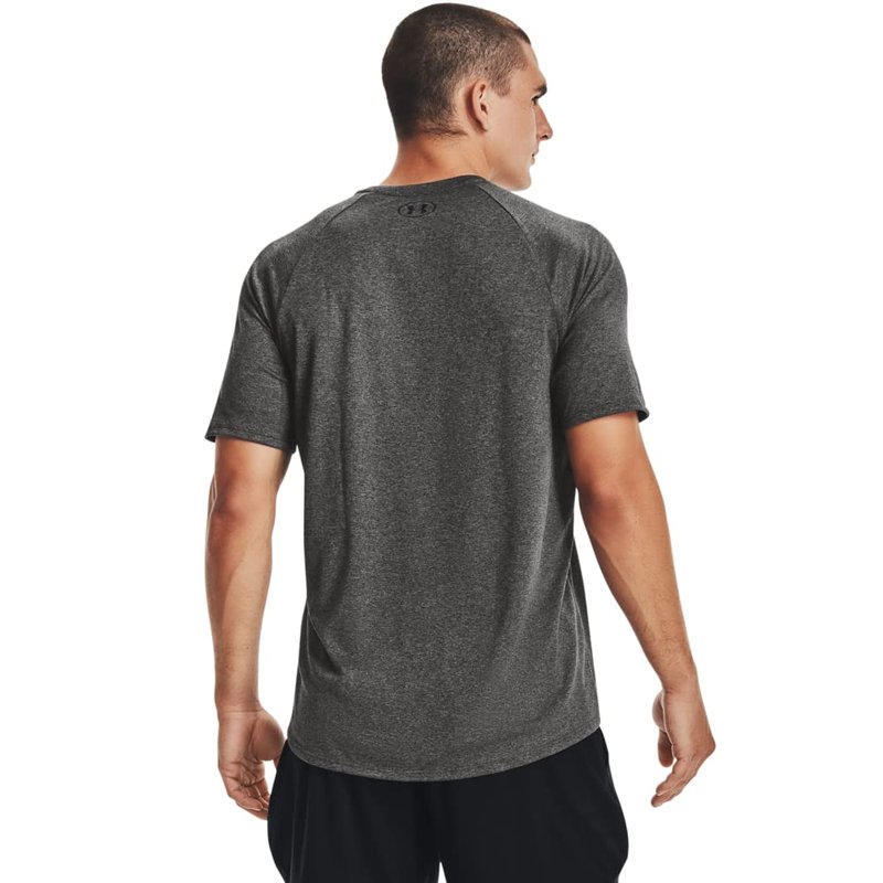 Under Armour Men's Tech 2.0 Short-Sleeve T-Shirt , Charcoal Light Heath (019)/Black, Medium