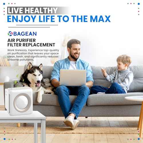 Bagean AP-1512HH Filter Compatible with Coway Airmega AP-1512HH & 200M Air Purifier - Fit Coway Filter Replacement - H13 True HEPA Filters Removes 99.97% particles Freshens the Air (3 HEPA + 6 Carbon)