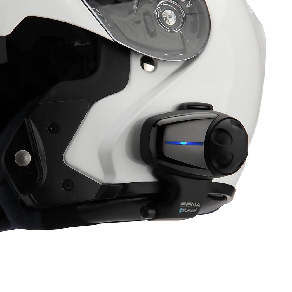 Sena SMH10-11 Motorcycle Bluetooth Headset/Intercom Communication System with Universal Microphone Kit (Single)