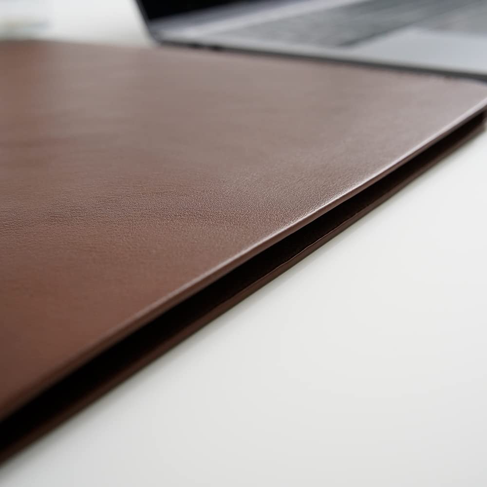 Benfan Laptop Sleeve 15 Inch Compatible with MacBook Pro 16 A2991 M3 A2780 A2485 A2141 MacBook Pro Retina 15 Color Dark Brown