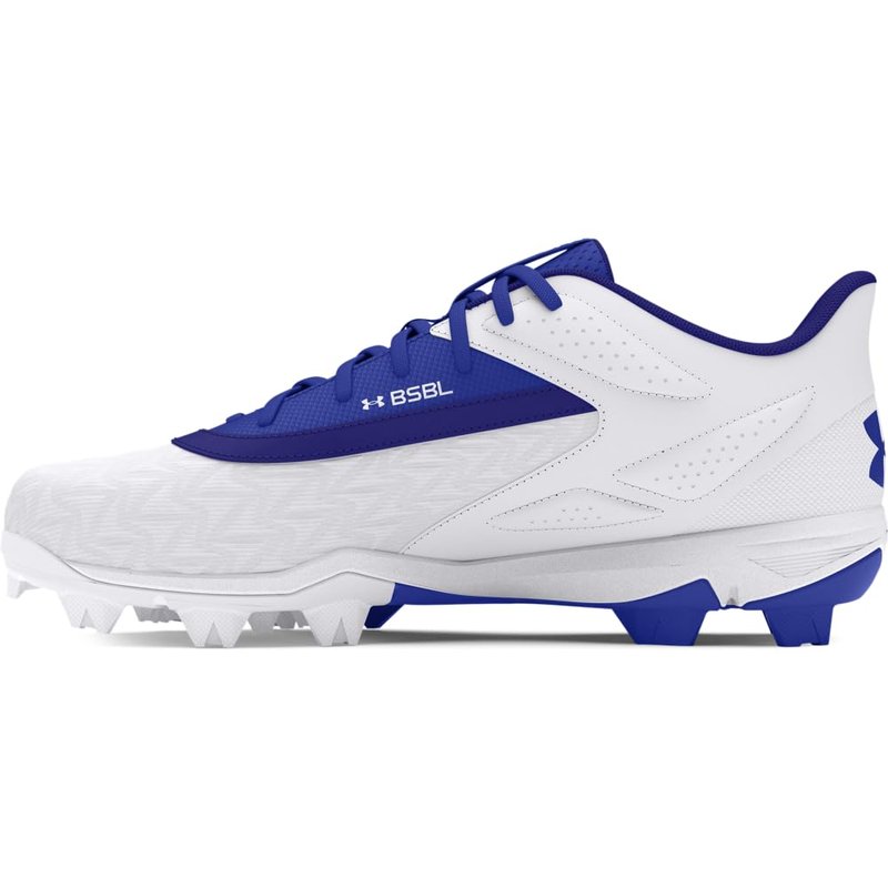 Under Armour Men's Leadoff Low RM 3.0 Baseball Cleat, (400) Royal/White/Royal, 12.5, US