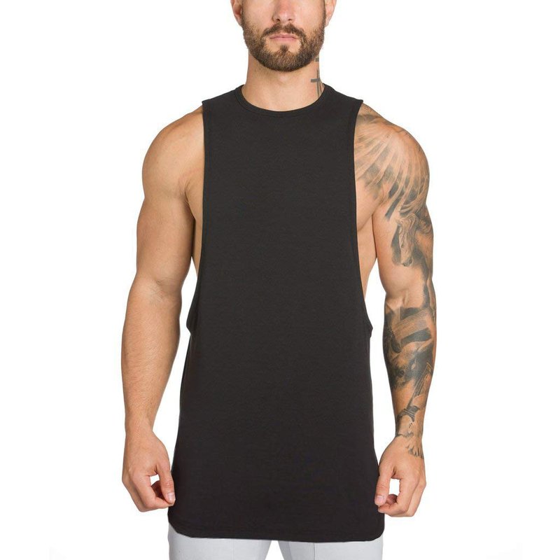 Muscle Killer 3 Pack Men's Muscle Cut Off Gym Workout Stringer Tank Tops Bodybuilding Fitness T-Shirts (x_l, Regular, Black+Gray+White)