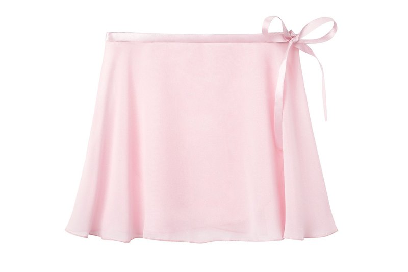 Stelle Ballet Skirts for Girls Toddler Dance Skirt Chiffon Kids Ballet Wrap Skirts (Pink (Adjustable Tie), 7-9 Years)