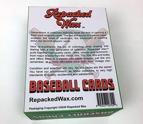 36-Pack Vintage Baseball Card Wax Box