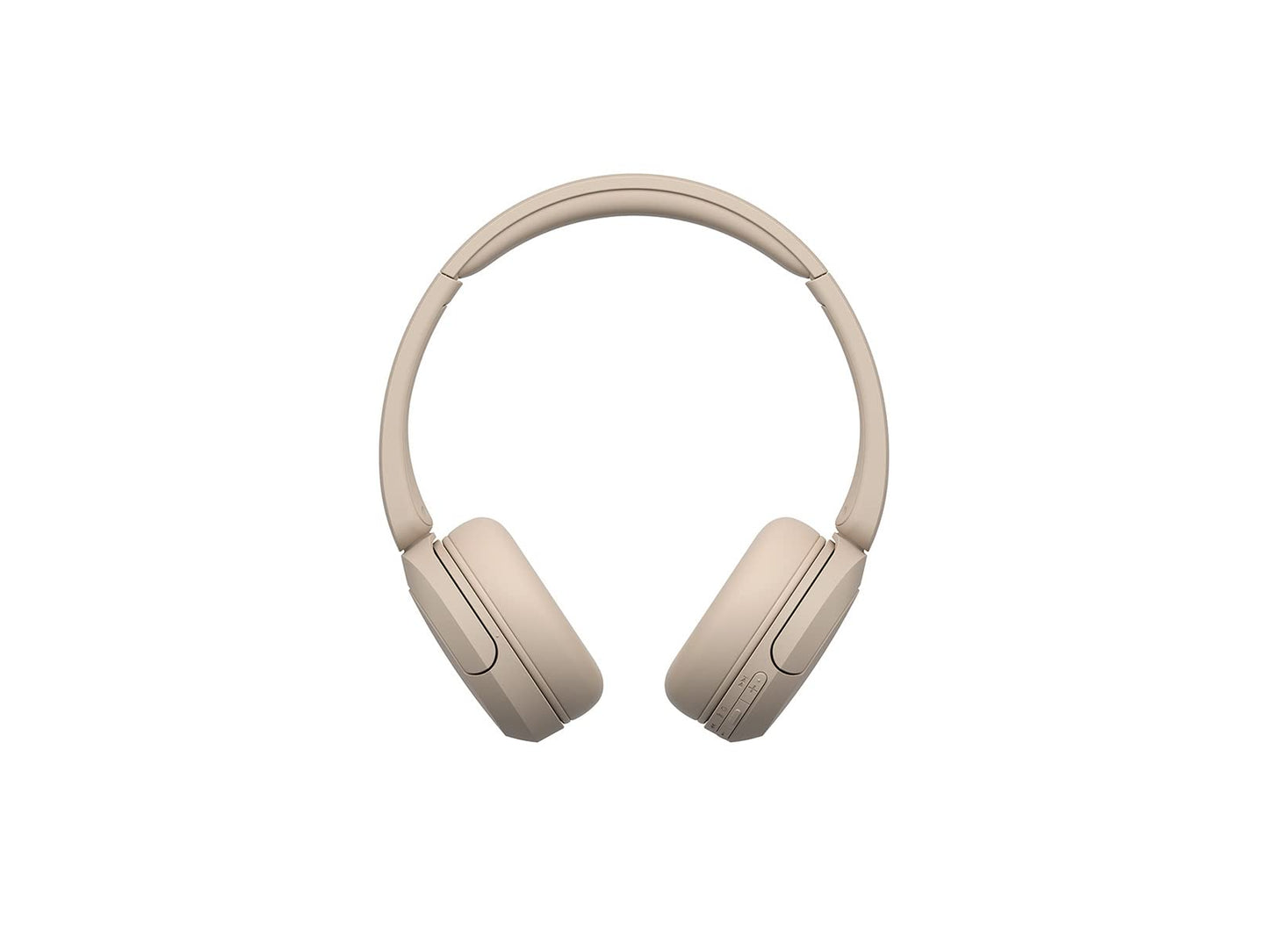 Sony WH-CH520 Best Wireless Bluetooth On-Ear Headphones with Microphone for Calls and Voice Control, Up to 50 Hours Battery Life with Quick Charge Function, Includes USB-C Charging Cable - Beige