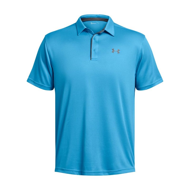 Under Armour Men's Tech Golf Polo, (421) Capri / / Pitch Gray, XX-Large Tall