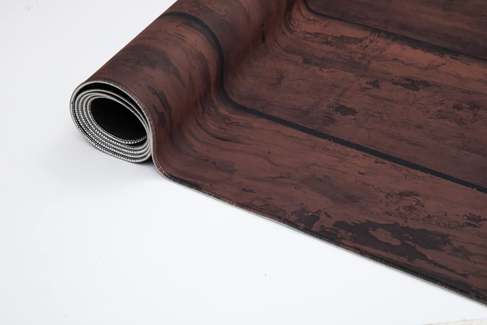 Kate Dark Brown Wood Flooring Backdrop Photography Floor Mats Rubber Wooden Wall Mat for Newborn Photography Props Professional Photographer 5x4ft