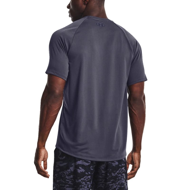 Under Armour Men's Tech 2.0 Short-Sleeve T-Shirt, (558) Tempered Steel / / Midnight Navy, Small