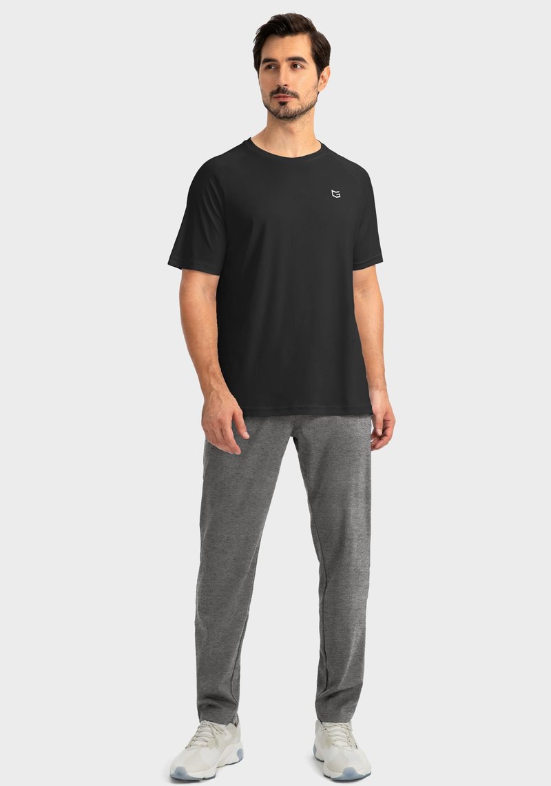 G Gradual Men's Sweatpants with Zipper Pockets Tapered Joggers for Men Athletic Pants for Workout, Jogging, Running (Heathered Brown Light, 3X-Large)