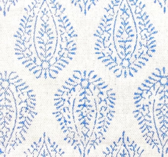 ATOSII Cotton Tablecloth Amalfi Blue 72" X 140" Inches Rectangle