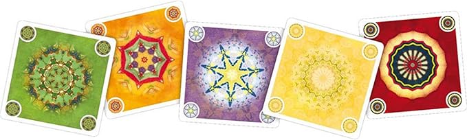 Mandala Board Game | Challenging Two-Player Game with Beautiful Abstract Art | Strategy Board Game for Adults and Kids | Ages 10+ | 2 Players | Average Playtime 30 Minutes | Made by Lookout Games