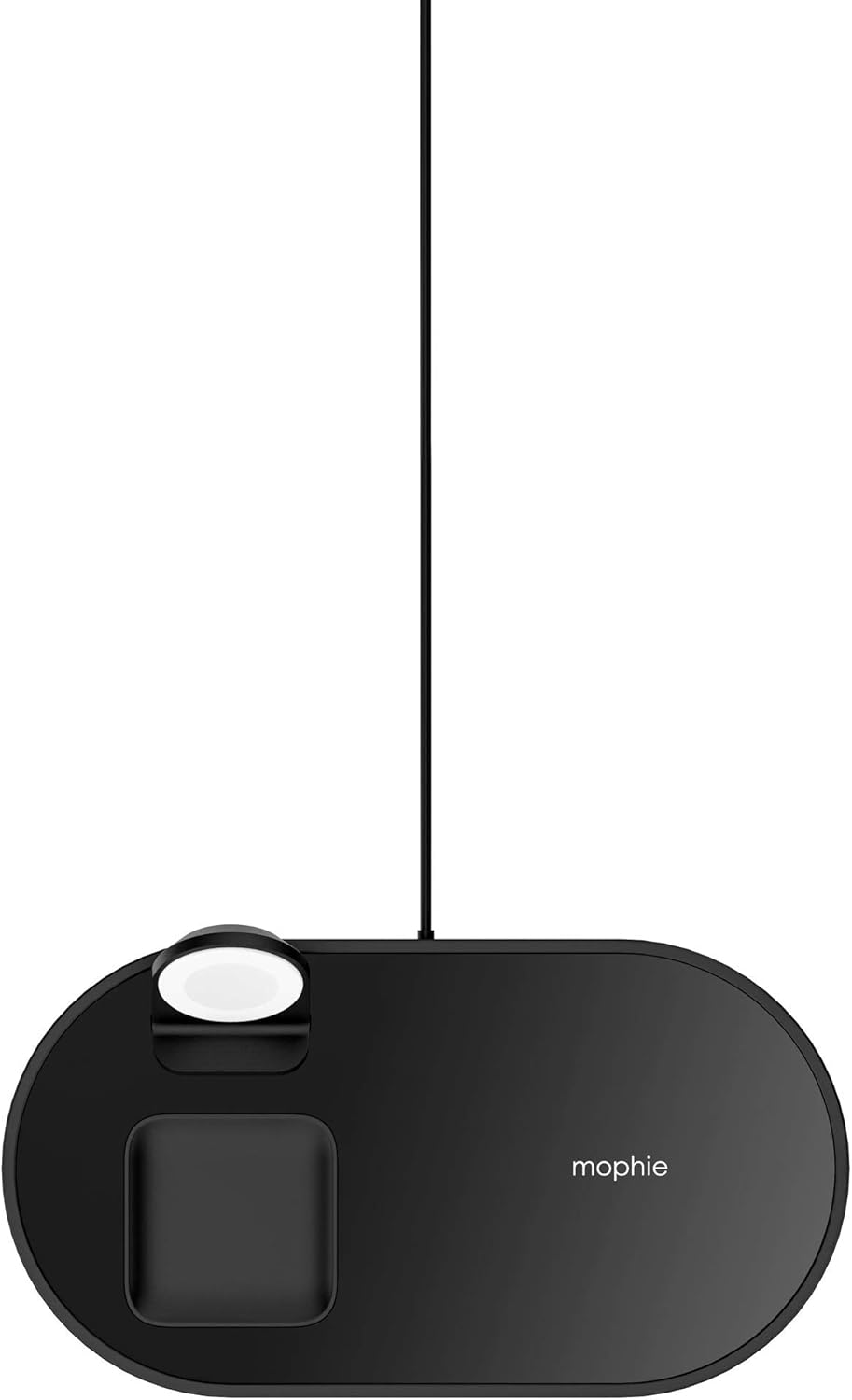 Mophie 3 in 1 Qi Wireless Charging Pad for iPhone, AirPods and Apple Watch - Polished Black (409903518)