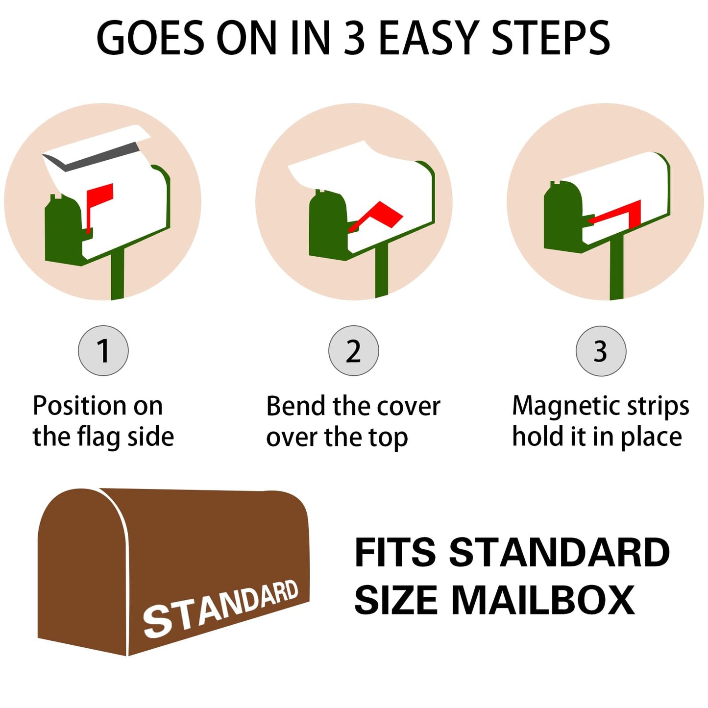 Fall Autumn Maple Leaf Pumpkin Football Magnetic Mailbox Cover MailWraps Garden Yard Home Decor for Outside Standard Size-18"x 20.8"