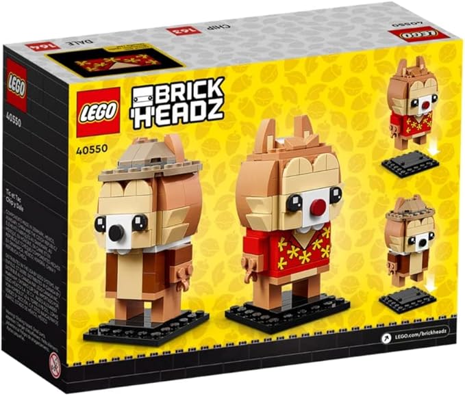 Lego BrickHeadz Chip and Dale Building Toy Set for Kids Boys and Girls Ages 10+ (226 Pieces)