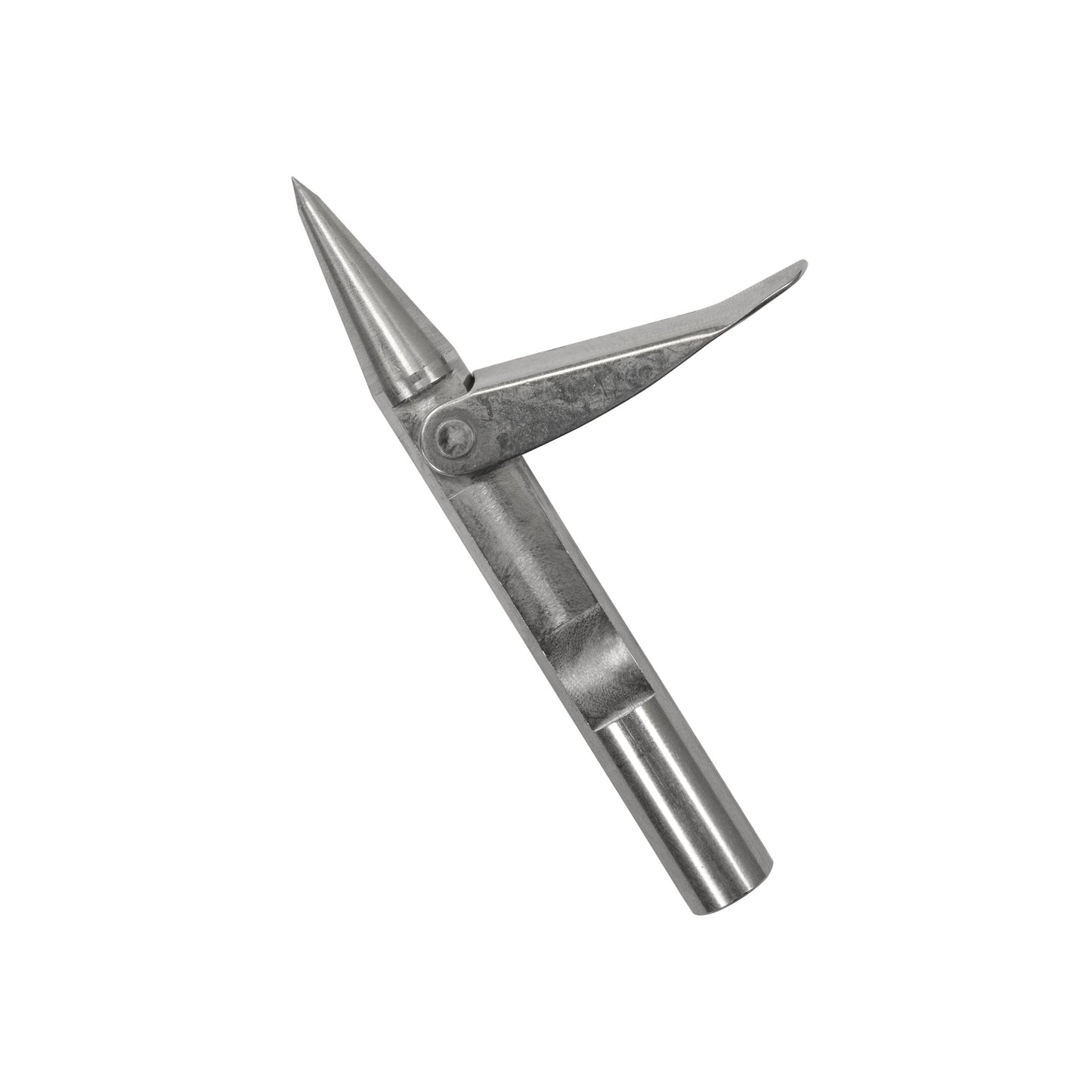 Scuba Choice Palantic 3" Spearfishing Speargun Tip – 6mm Thread Compatible with JBL Spearguns, Stainless Steel Rockpoint with Single Wing Barb for Ice Fishing, Cold-Water Precision Hunting Gear