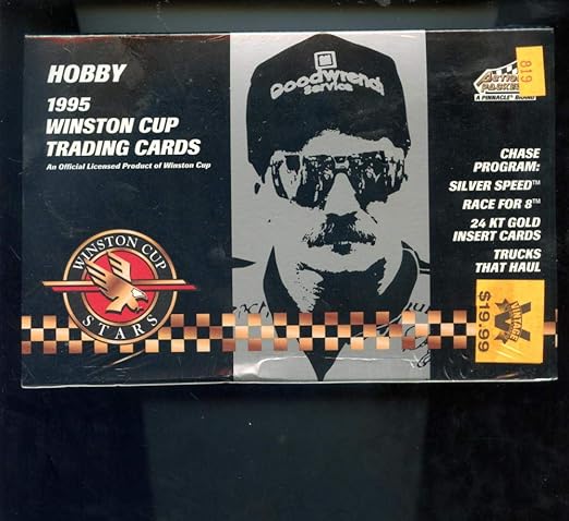 1995 Action Packed Winston Cup Stars Hobby Race Racing Car Card Set Wax Pack Box
