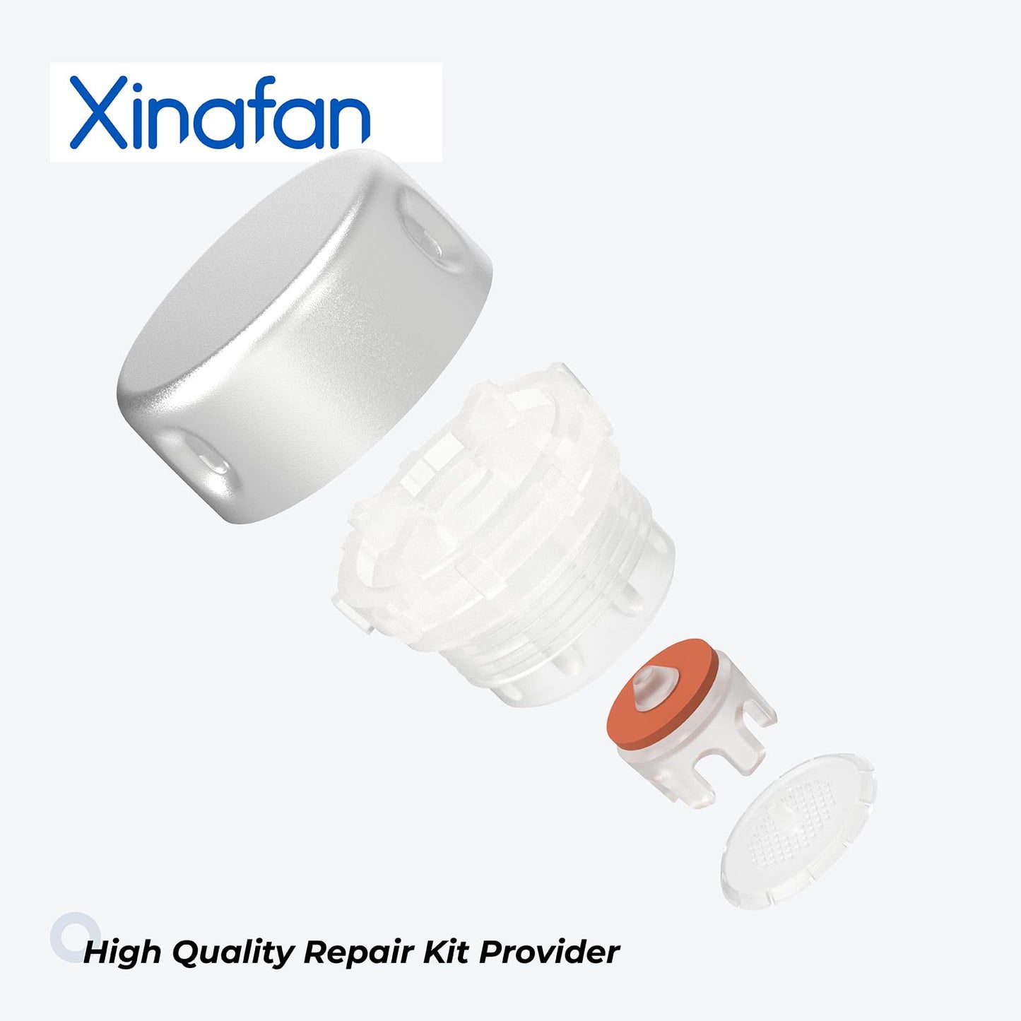 Xinafan 630-7500 Vacuum Breaker Repair Kit Compatible with Prier 500 400 Series Part Pressure Vacuum Breaker Outside Faucet Wall Hydrants Accessories, 2 Pack, Gray