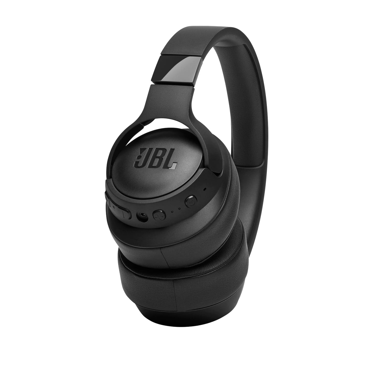 JBL Tune 760NC - Wireless Over-ear Noise Cancelling headphones, JBL Pure Bass Sound, Voice Assist, Google Fast Pair, Up to 50Hrs of Battery with ANC off, Lightweight and foldable design (Black)