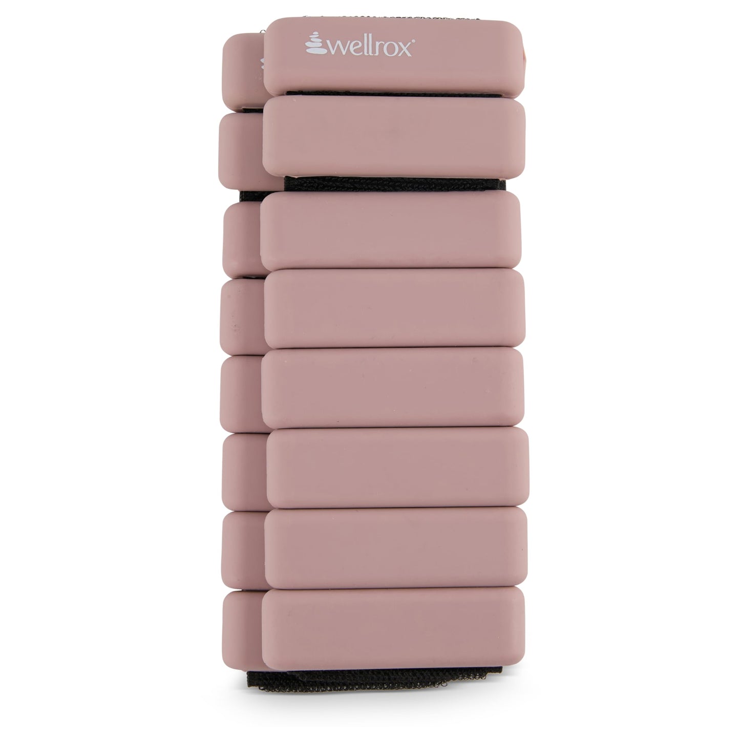 Wellrox Weighted Bangles – Adjustable Ankle and Wrist Weights for Women & Men – Set of Ankle Weights 2 lbs (1 lb Each Wrist Weight) | Weighted Arm Bands for Pilates, Yoga, Running & Walking (Rose)