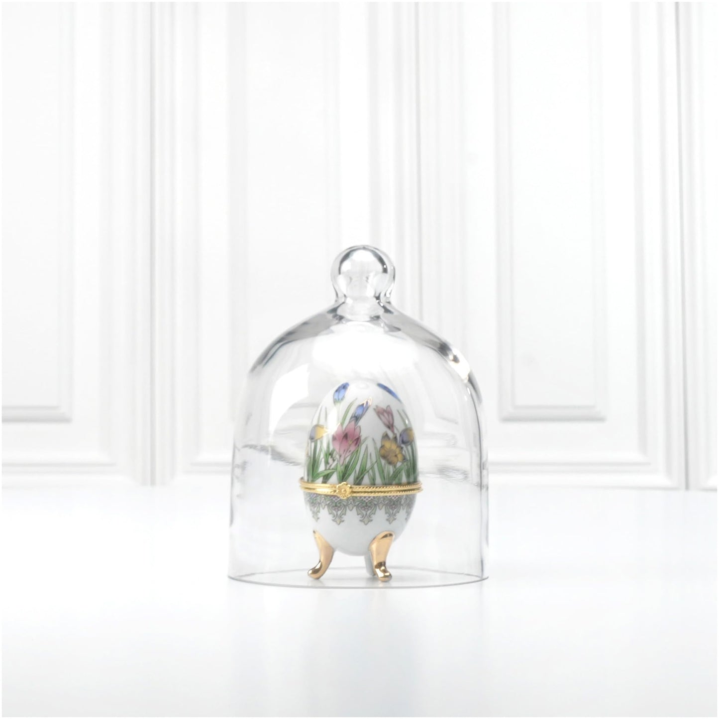 Plymor 5" x 6" Bell Jar Glass Display Dome Cloche (Interior Size 4.75" x 4.5")