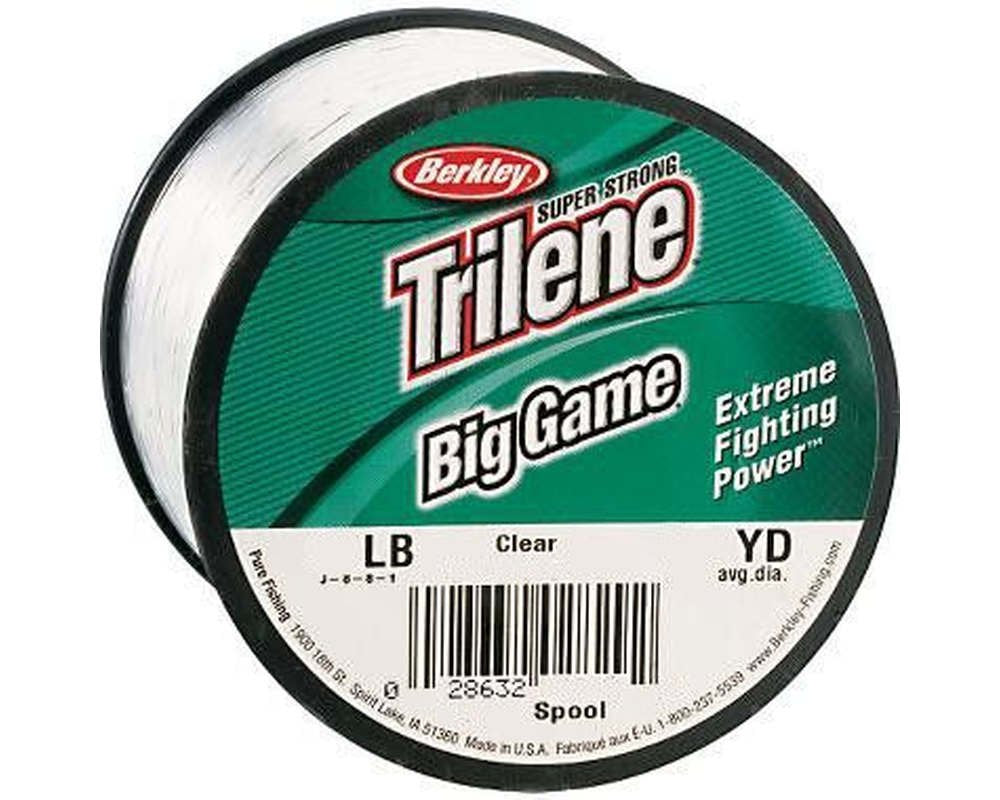 Berkley Trilene® Big Game™, Clear, 12lb | 5.4kg, 4700yd | 4297m Monofilament Fishing Line, Suitable for Saltwater and Freshwater Environments
