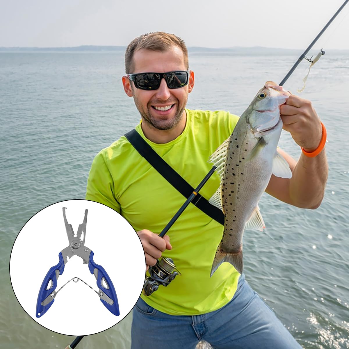 SourceTon 400 PCS Heavy Duty Split Ring Kit with 2 Pliers - High Strength Stainless Steel Lure Connectors (5 Sizes: 5-9mm, 30-95lb) for Saltwater & Freshwater Fishing Tackle