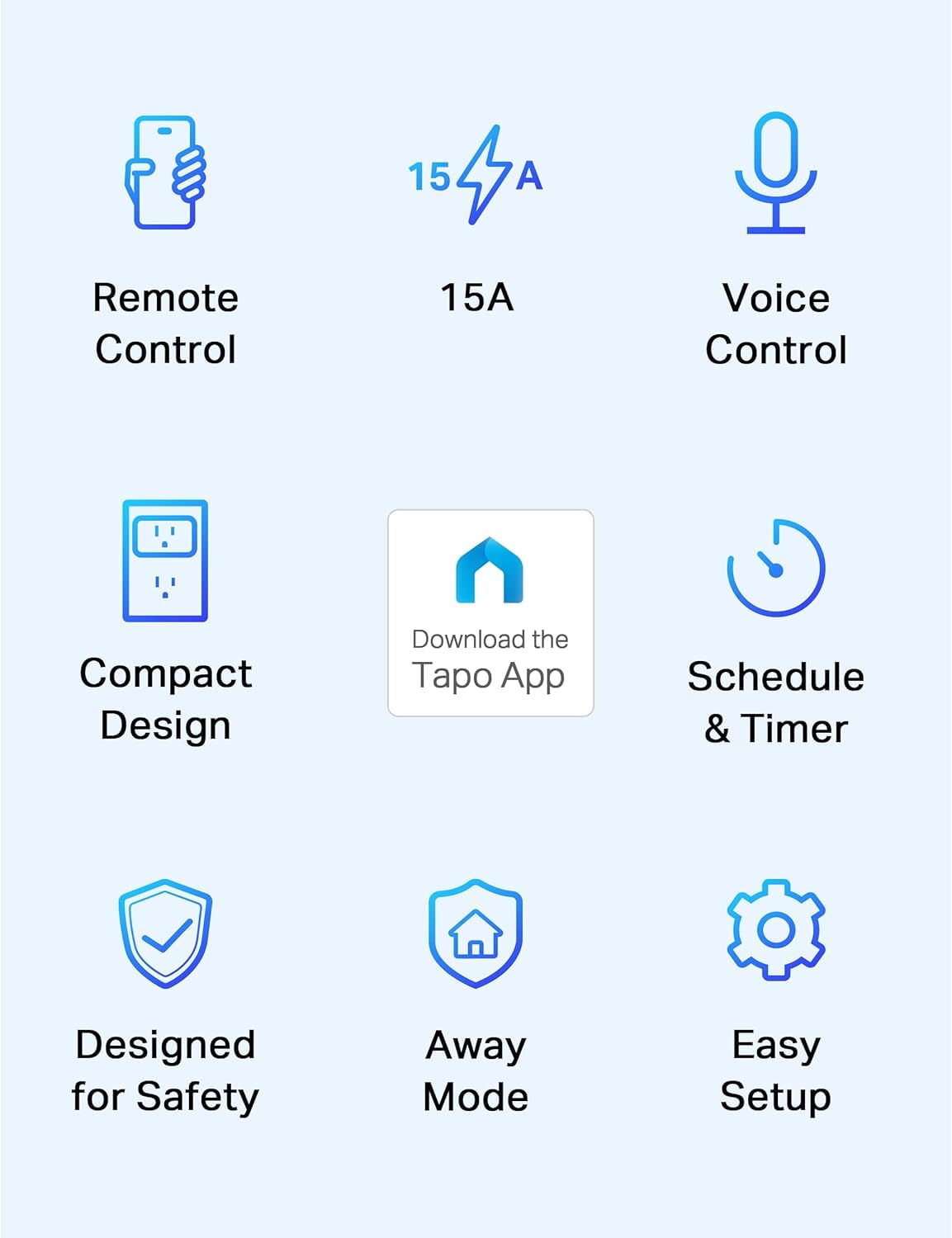 TP-Link Tapo Smart Plug Mini 15A, Smart Home Wi-Fi Plug, Super Easy Setup, Compatible with Alexa & Google Home, No Hub Required, UL Certified, 2.4G WiFi Only, White, Tapo P105(4-Pack)