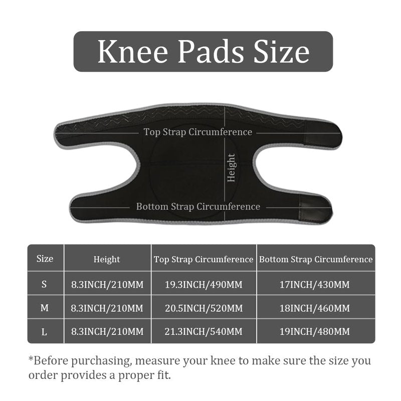 MUZEEMOU Knee Pads for Gardening,Flooring - Thick EVA Foam Cushion, Non-Slip Silicone & Adjustable Straps (S/M/L), Breathable Unisex Garden Kneeling Pad with Extended Comfort