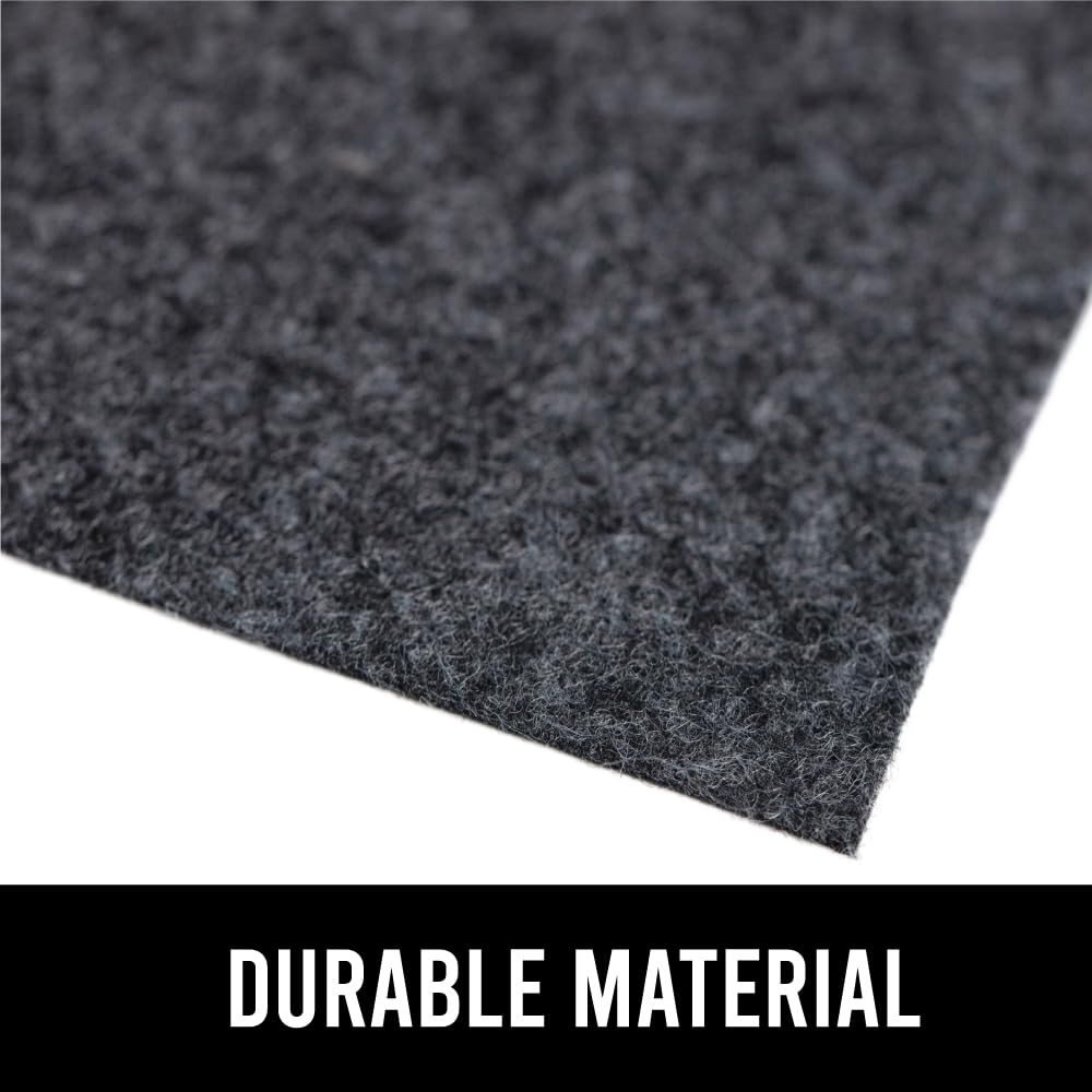 GORILLA GRIP LeakGuard Non-Adhesive Under Sink Mat for Kitchen Cabinet, Waterproof Quick Dry Shelf Liner, Durable Absorbent Felt Mats for Bathroom Sinks, Cabinets, Dresser, Easy to Trim 24x24 Charcoal