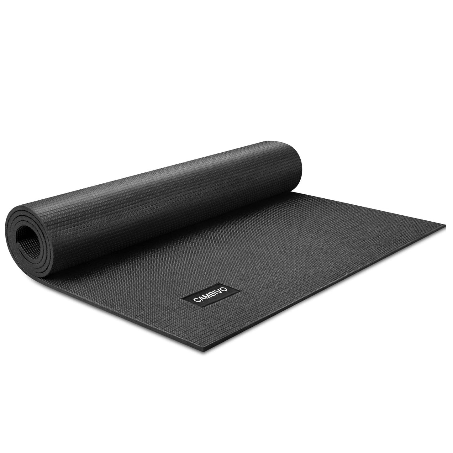 CAMBIVO Extra Long Wide Yoga Mat 84"x30"x6mm, PVC Non-Slip Exercise Mat for Men Women Tall People, Large Workout Mat for Yoga Pilates Home Gym Fitness, Thick Floor Mat for Barefoot Stretching