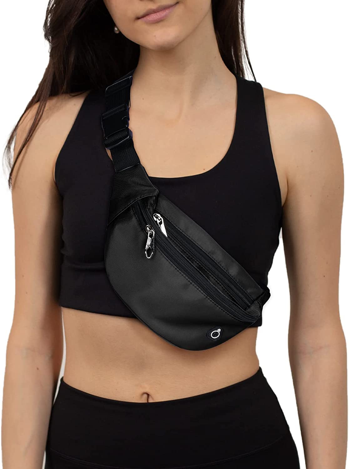 Fanny Packs for Men and Women, Water-RepellentSports Waist Pack Bag for Travel Hiking Running Hands-free Wallets, Easy Carry Any Phone