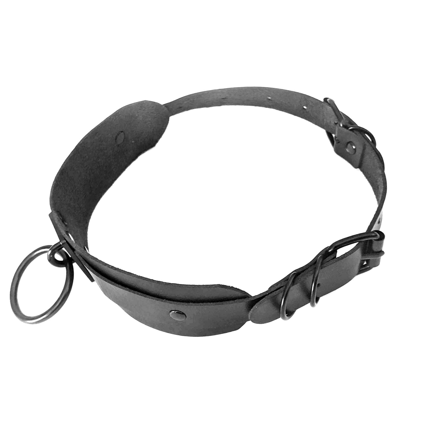 GenderBender Choker Extension with 3/4 inch Buckle to Make Choker Longer - Black