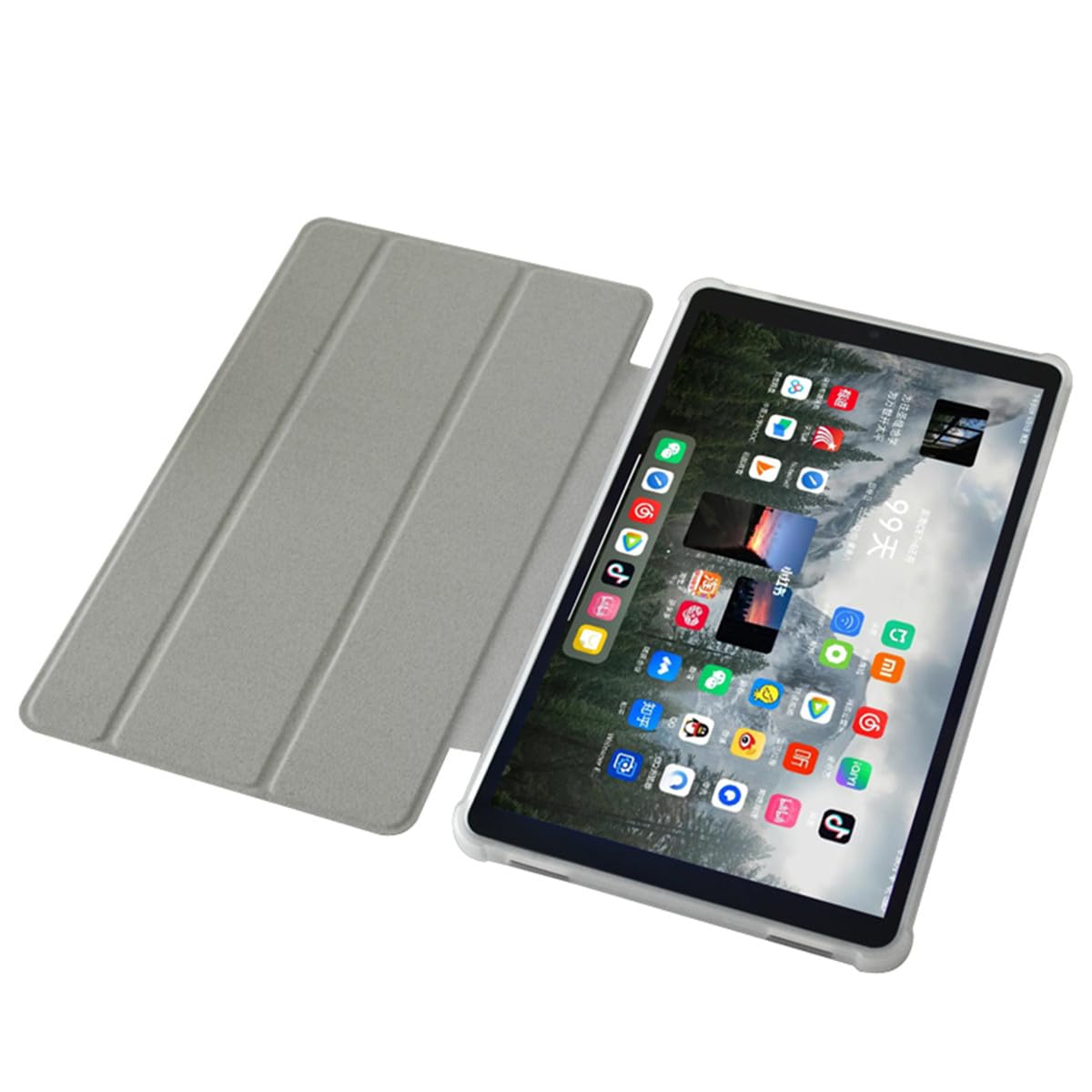 Qiawum Folio Stand Case for Alldocube iplay 60 mini Tablet 8.7", PU Leather Slim Multi-Viewing Angles Cover with iplay60 mini Function Hard Back Shell Protective Sleeve
