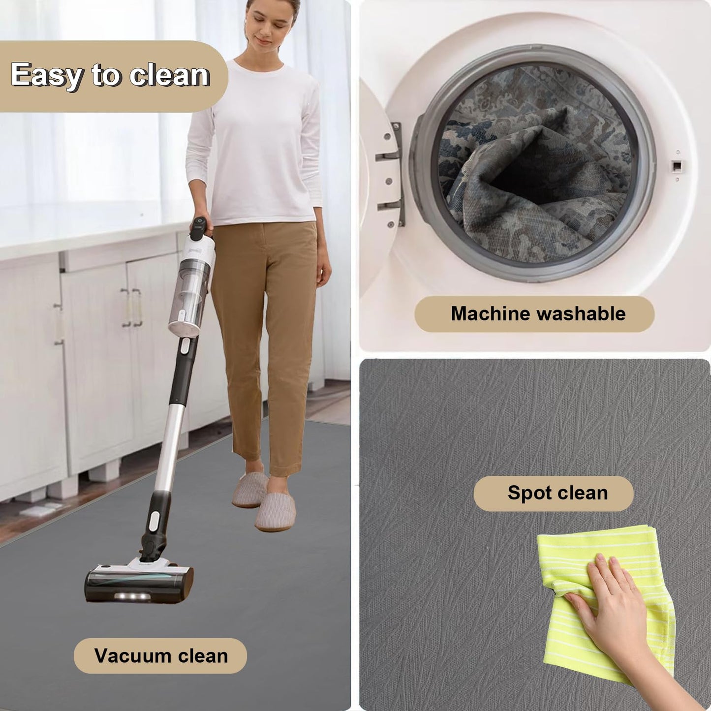 LYEMAT Office Chair Mat for Hardwood Floor, 36x48 inches Heavy Duty Desk Chair Mat for Hard Wood, Non-Slip Tile Floors Protector for Computer Chairs
