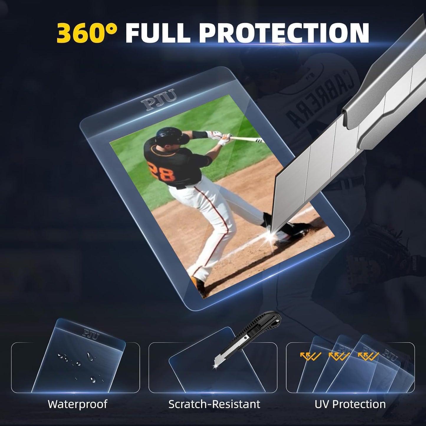 200ct Semi Rigid Card Holders & 200ct Card Sleeves for PSA, SGC, BGS, CSG Graded Card Submissions, Semi Rigid Baseball Cards Sleeves Protectors, PSA Graded Trading Cards Sleeve